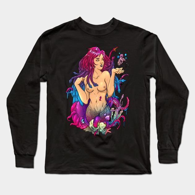 medusa Long Sleeve T-Shirt by cesarmora456